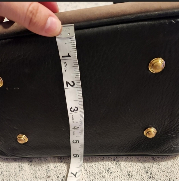 Vintage Dooney And BourkeSuede And Leather Tote - Picture 9 of 11